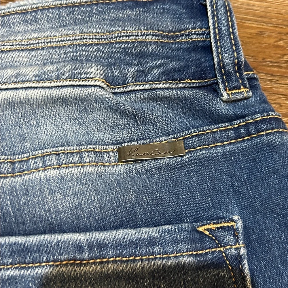 KanCan Blue Distressed High Rise Ankle Skinny Jeans •NWT• - Picture 10 of 11